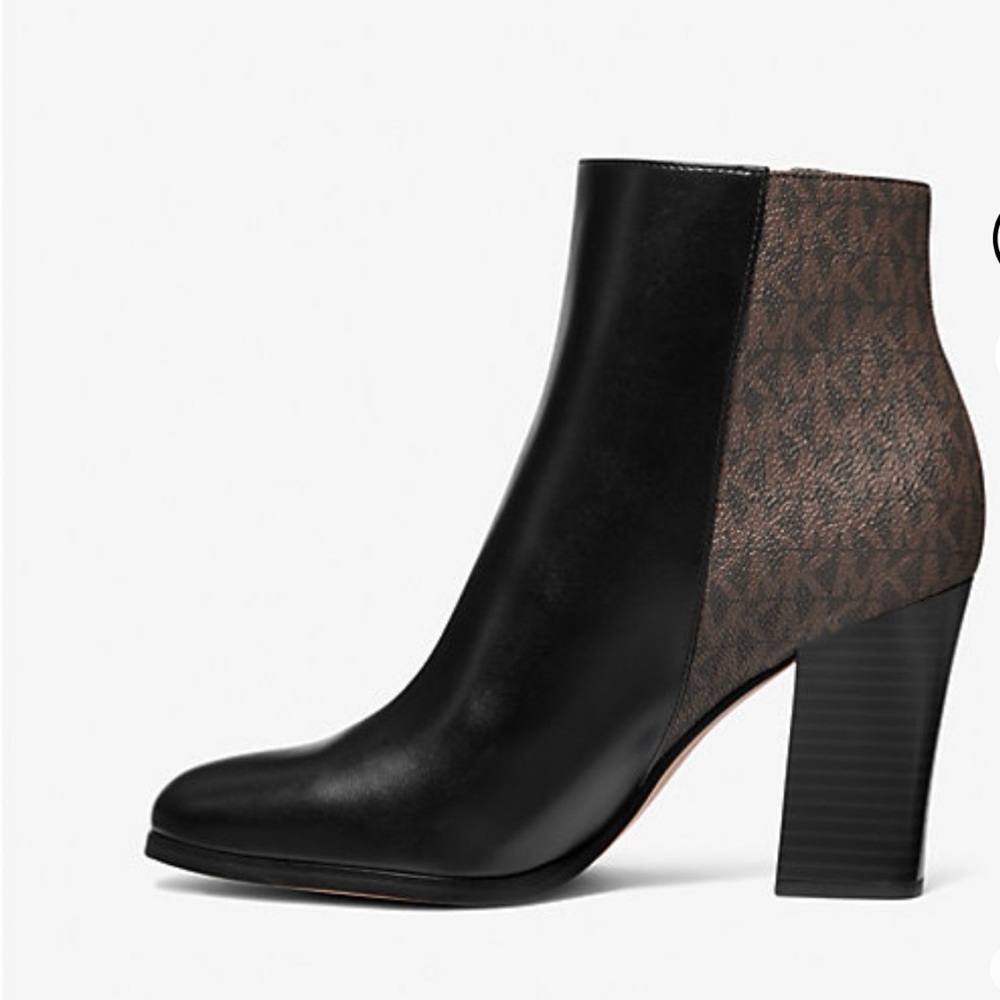 Michael Kors Black and Brown ankle boots - Picture 3 of 3
